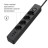 Мережевий фільтр живлення ColorWay CW-CHE435PDB, 4 розетки/3USB 5M (CW-CHE435PDB)