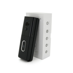 Дверний дзвінок YOSO Wi-Fi video 2MP battery -18650 SD card black (DoorVision-WIFI-02-2)