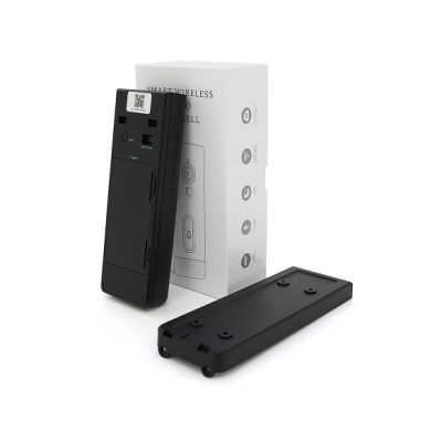 Дверний дзвінок YOSO Wi-Fi video 2MP battery -18650 SD card black (DoorVision-WIFI-02-2)