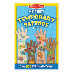 Набір для творчості Melissa&amp;Doug Мои первые временные татуировки, 100 шт., голубые (MD2947)