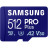 Карта пам&#039;яті Samsung 512 GB microSDXC Pro Plus UHS-I U3 V30 A2 Class 10 + SD-adap (MB-MD512SA/EU)