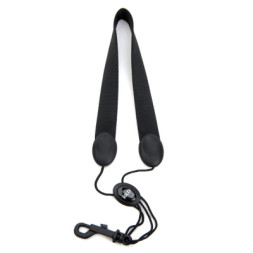 Ремінь для духових інструментів D'Addario Saxophone Fabric Neck Strap Alto/Soprano - Snap Hook (Black) (SJA13)