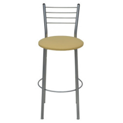 Барний стілець Примтекс плюс барный 1022 Hoker alum S-64 Beige (1022 HOKER alum S-64)