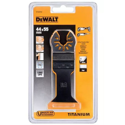 Полотно DeWALT для реноватора, занурювальне для DWE315, DCS355, ширина 44мм, 18 TPI (DT20702)