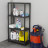 Стелаж Toomax 4 полиці cm. 71x35x138h black (5138)