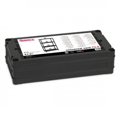 Стелаж Toomax 4 полиці cm. 71x35x138h black (5138)