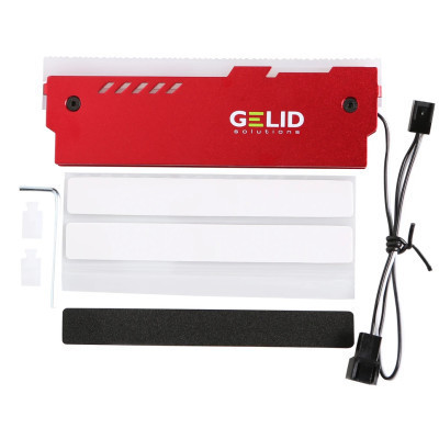 Охолодження для пам&#039;яті Gelid Solutions Lumen RGB RAM Memory Cooling Red (GZ-RGB-02)