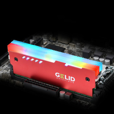 Охолодження для пам&#039;яті Gelid Solutions Lumen RGB RAM Memory Cooling Red (GZ-RGB-02)