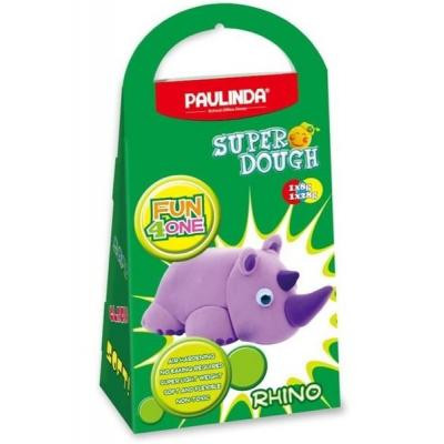 Набір для творчості Paulinda Super Dough Fun4one Носорог (подвижные глаза) (PL-1537)