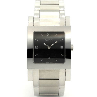 Наручний годинник Gucci 7905M 17935 BLK/STEEL/BRACELET