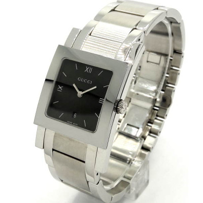 Наручний годинник Gucci 7905M 17935 BLK/STEEL/BRACELET