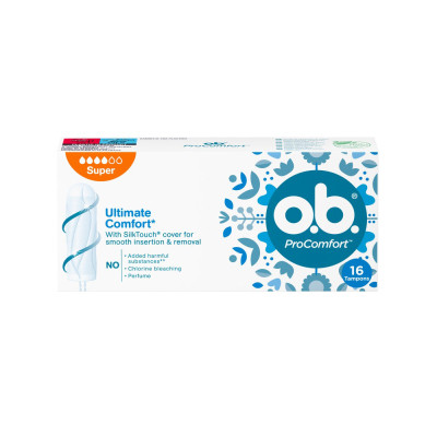 Тампони o.b. ProComfort Super 16 шт. (3574660234329/3574661331164)