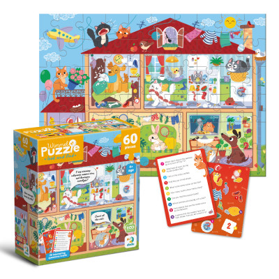 Пазл DoDo Вімельпазл Улюбленці вдома, 60 елементів (300661)