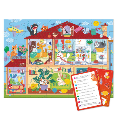 Пазл DoDo Вімельпазл Улюбленці вдома, 60 елементів (300661)