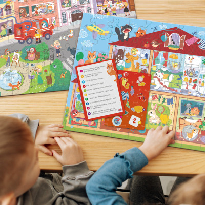 Пазл DoDo Вімельпазл Улюбленці вдома, 60 елементів (300661)