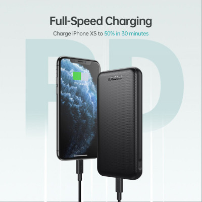 Батарея універсальна Choetech 10000mAh, PD/3.0/18W, QC/3.0 (B627-V3-CC-BK)