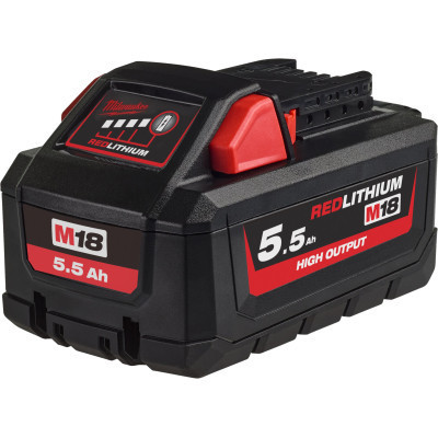 Акумулятор до електроінструменту Milwaukee Li-Ion M18 HB5,5 5,5Ah High Output (4932464712)