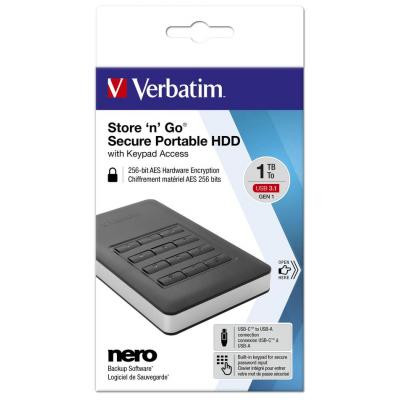 Зовнішній жорсткий диск 2.5&quot; 1TB Verbatim (53401)