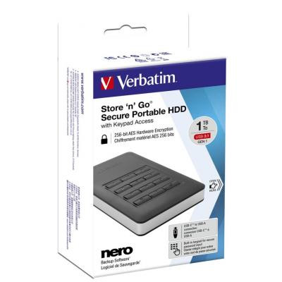 Зовнішній жорсткий диск 2.5&quot; 1TB Verbatim (53401)