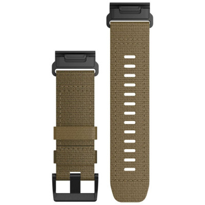 Ремінець до смарт-годинника Garmin Tactix 7, 26mm QuickFit, Coyote Tan Nylon (010-13010-11)