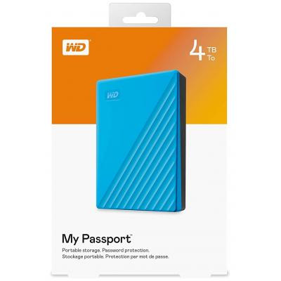 Зовнішній жорсткий диск 2.5&quot; 4TB My Passport Portable WD (WDBPKJ0040BBL-WESN)