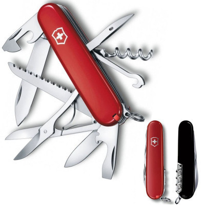 Ніж Victorinox Huntsman Ukraine 91 мм Червоно-чорний (1.3713.1.3)