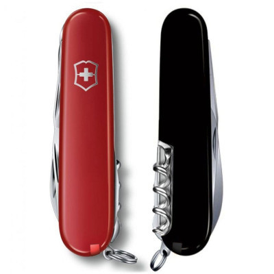 Ніж Victorinox Huntsman Ukraine 91 мм Червоно-чорний (1.3713.1.3)