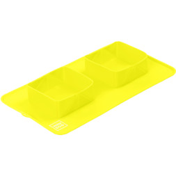 Посуд для собак WAUDOG Silicone Миска складана 385х230х50 мм жовта (50808)