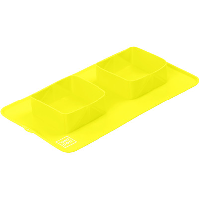 Посуд для собак WAUDOG Silicone Миска складана 385х230х50 мм жовта (50808)