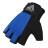 Рукавички для фітнесу RDX W1 Half Blue L (WGA-W1HU-L)