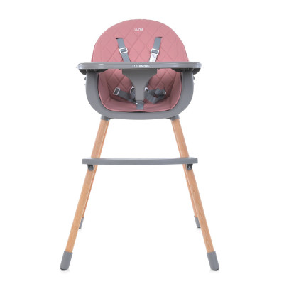 Стілець для годування El Camino ME 1111 LUMI pink