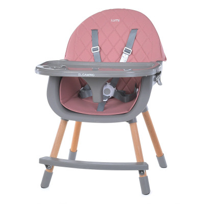 Стілець для годування El Camino ME 1111 LUMI pink