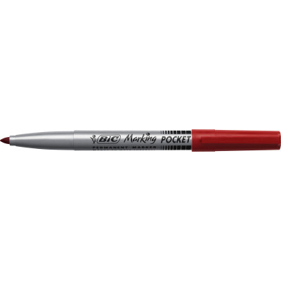 Маркер Bic перманентний Fine, червоний (bc8209002)