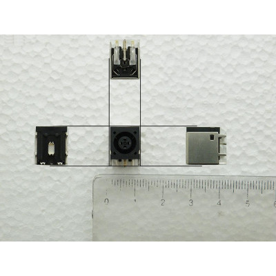 Роз&#039;єм живлення ноутбука для Dell, HP PJ030 (7.4mm x 5.0mm + center pin) Универсальный (A49009)