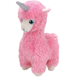 М'яка іграшка Ty Beanie Babies Рожева лама Lola 15 см (36282)