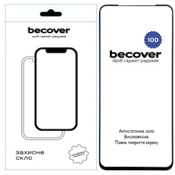 Скло захисне BeCover Nubia V70 10D Black (713555)