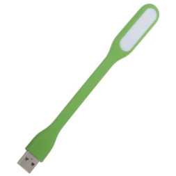 Лампа USB Optima LED, гнучка, 2 шт, зелений (UL-001-GR2)