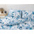 Постільна білизна Руно Blue Flowers бязь набивна полуторний (1.114_Blue Flowers)