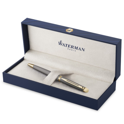 Ручка кулькова Waterman HEMISPHERE Metallic Stone Grey GT BP (22 091)