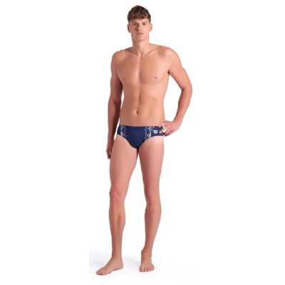 Плавки Arena Poseidonia Swim Briefs 007338-701 темно-синій, білий 100 (3468337382232)