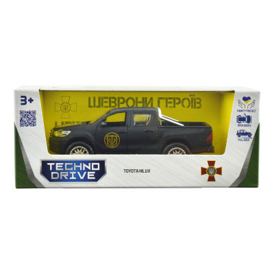 Машина TechnoDrive серії Шеврони Героїв - Toyota Hilux - Спартан (KM6118)