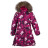 Пальто дитяче Huppa PARISH 12470055 фуксія з принтом 122 (4741468686615)