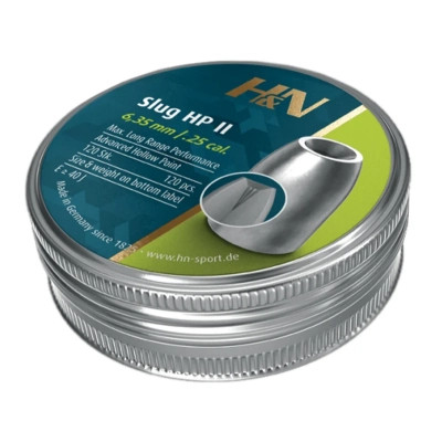 Пульки H&amp;N Slug HP II 6,35 мм 32 г 120 шт/уп (96363403211)