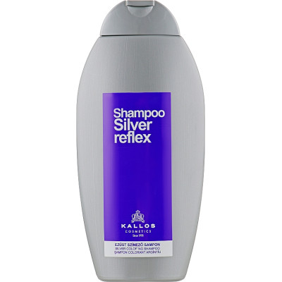 Шампунь Kallos Cosmetics Silver Reflex для блондованого та сивого волосся 350 мл (5998889502133)