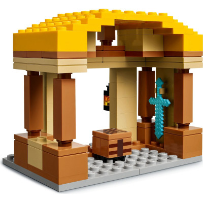 Конструктор LEGO Minecraft Напад на село з повітряною кулею Ґаст (21273)