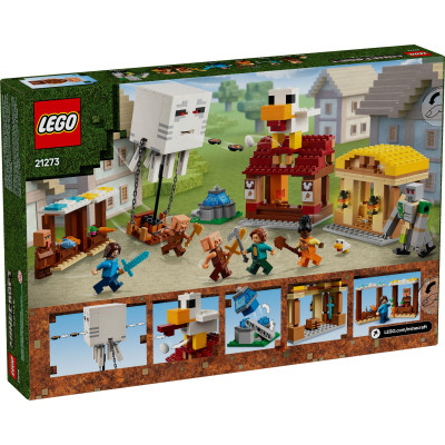 Конструктор LEGO Minecraft Напад на село з повітряною кулею Ґаст (21273)