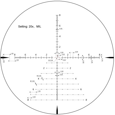 Оптичний приціл Vector Optics Taurus 3-24x56 (34 мм) illum. SFP ED (SCOL-55)