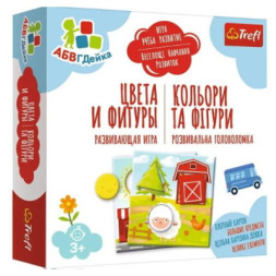 Настільна гра Trefl АБВГДейка. Кольори та фігури (02159)