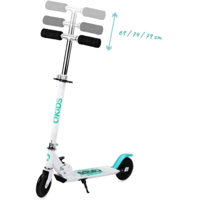 Самокат Qkids Flo Blue/Black (5900495895202) (HUBA00012)