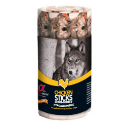 Ласощі для собак Alpha Spirit DOG Sticks Chicken напіввологі з курки, палички 160 г (8437013576628)